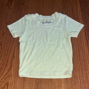 Katie J NYC Girl’s Yellow Tee Size M